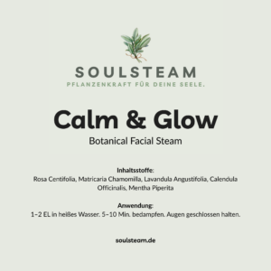 Calm & Glow – Botanical Facial Steam